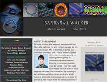 Tablet Screenshot of barbarajwalker.com